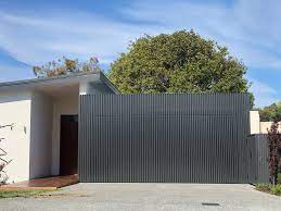 Black Batten Garage Door Modern Garage Doors Garage Doors Architectural Building
