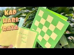Browse kad raya pictures, photos, images, gifs, and videos on photobucket. Kraf Mudah Hari Raya Diy Kad Raya Anyaman Ketupat Youtube
