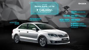 The rapid rider plus will be available in four colour options, candy white, carbon steel. Bs6 Skoda Rapid Tsi Launched In India Priced From Inr 7 49 Lakh