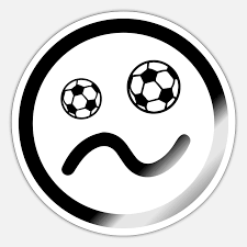 Emoji appeared in the second half of the nineties, and were firstly added to the unicode character set in 1995. Fussball Smiley Fussball Emoji Sticker Spreadshirt