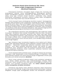 Dokumentasi apel pagi di puskesmas tam!usai. Contoh Kata Sambutan Apel Pagi