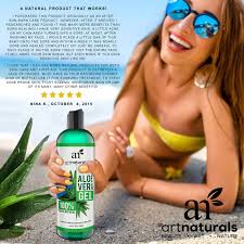 Organic aloe vera neem basil gel. Artnaturals Kaltgepresstes Aloe Vera Gel Fur Gesicht Haare Korper 354 Ml Rein Naturlich Lindert Sonnenbrand Hautausschlag Pflegt Trockene Strapazierte Haut Haare Entzundungshemmend Schmerzlindernd Vial Cosmetics