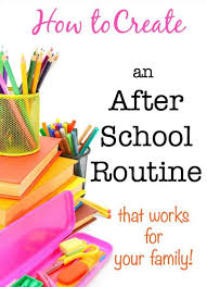 how to create an after school routine momof6