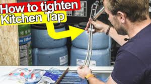 Listen for the sound the vibration makes. How To Fix And Tighten Kitchen Tap Youtube