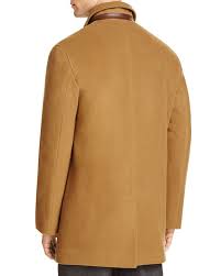 Cole haan is a proponent of elegant innovation and believes in the collision of craft. Cole Haan Italian Wool Blend Overcoat In Camel Modesens