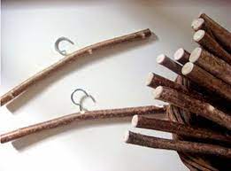 Como Hacer Ganchos Para Ropa Con Troncos De Madera Lodijoella