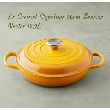 Le creuset® signature 3.75 qt. Le Creuset Signature Braiser 26cm Nectar Shopee Malaysia