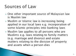 Religion of the federation 4. Chapter 1 Introduction To Law And The Malaysian Legal System Ppt Video Online Download