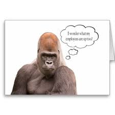 Funny Happy Birthday Card For Boss Funny Gorilla Happy Birthday Boss Card Zazzle Com Birthday Card For Boss Happy Birthday Boss Funny Happy Birthday Boss