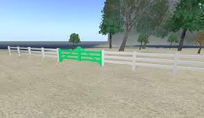 How long is 10 meters. Second Life Marketplace Sculpted Fence 1 Prim 10 Meters Long With 2 Gates