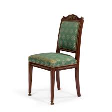 An easy way to add elegance to your home. European Damask Dining Room Chairs 4 For Sale On 1stdibs