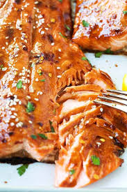 Soy Glazed Salmon The Best Baked Salmon Rasa Malaysia Oven Baked Salmon Fillet Salmon Recipes Oven Cooking Salmon Fillet