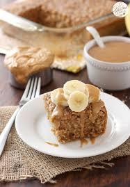 Peanut Butter Banana Bread Baked Oatmeal Cuisson Alimentation Banane Beurre De Cacahuete