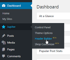 As soon as the visitor starts scrolling, the header section disappears off the screen. Header Builder Making A Sticky Header Wordpress Websites For Businesses Artists Bloggers Shops And More