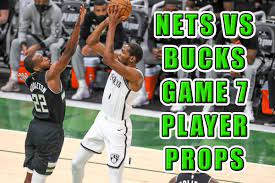 The nets and bucks tussle for the ball in game 6 of their nba playoff series. Best Bucks Vs Nets Game 7 Player Prop Picks June 19 2021 Crossing Broad