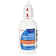 Saline nasal spray for baby and kids by boogie mist, decongestant, made with sterile saline, safe for newborn, fresh scent, 3.1 ounce, transparent (816167010741). Nasal Sinus Remedies Meijer Grocery Pharmacy Home More
