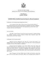 It responds in part to the president's january 2011 regulatory review and reform initiative, removing a significant information collection burden without adversely impacting safety. Omrdd Officer Falsified Inspection Reports Misused Equipment