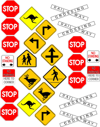 Black And Yellow Traffic Sign Meaning Street Signs Save To Computer Size Street Signs Miniatures Travel Stickers