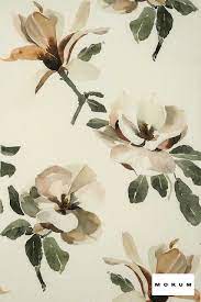 Mokum Magnolia Copper Curtain Upholstery Fabric Sale Magnolia Wallpaper Magnolia Fabrics Magnolia Flower
