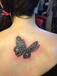 Lace Butterfly Tattoo Tatoo Tatuagem Tatuagens