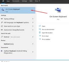 Akhirnya, karena curiga, saya cobain satu satu fitur bawaan. Cara Memunculkan Keyboard Di Layar Laptop Di Windows 10