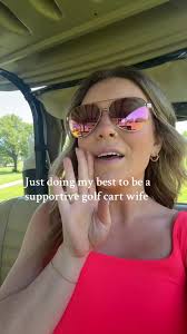Golf Cart Wife Drives Old Guy