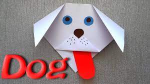 kak sdelat sobaku iz bumagi za 2 minuty origami dlya nachinayushih origami for beginners how to make origami origami easy
