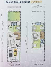 Had tambahan ubahsuai rumah teres 1 tingkat kepada 2 tingkat lot tengah. Diy Pelbagai Cetusan Idea Pelan Lantai Rumah Teres 2 Tingkat Deko Rumah
