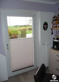 Sichtschutz Plissee An Der Balkontur In Der Kuche Pleated Blind On The Balcony Door In The Kitchen Plissee Rollo Wohnung Haus