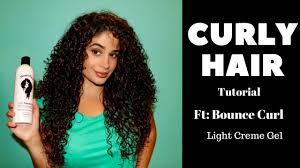 For others, some curl enhancing techniques and products will need to be used. Using One Product Bounce Curl Light Creme Gel To Style Curly Hair Youtube