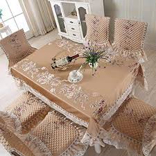 Wenjun Big Round Table Tablecloth Dining Table Cloth Hand Embroidery Tablecloth Coffee Table Rectan Dining Table Cloth Tablecloth Dining Coffee Table Rectangle