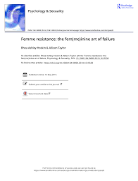 Des cuisses sublimes, un petit ventre doux et une poitrine généreuse.une femme très excitante!! Pdf Femme Resistance The Fem Me Inine Art Of Failure