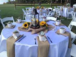 Take a look at get inspired by these 25 wedding table setting. Lantern Table Scape With Sunflower Accents Sunflower Themed Wedding Sunflower Centerpieces Rustic Wedding Table Setting