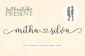 Or a font with better handwriting than you have? Mitha Silva 574313 Calligraphy Font Bundles
