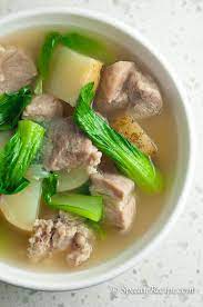 Filipino Pork Nilaga Soup Boiled Pork With Bok Choy And Potato Recipe Pork Nilaga Recipe Nilaga Recipe Filipino Pork Recipes