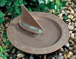 It is also readily customizable, making it the perfect heirloom wedding or anniversary gift. Home And Garden Whitehall Sailboat Sundial Birdbath