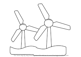 Fact, wind energy is the only renewable resource that has grown faster than predicted.4 at the end of 2007, the wind energy generating capacity in the united states was 16,818 mw.5 in 2008 alone, 8,358 mw of wind energy was added6 Learn How To Draw Wind Energy Windmills Step By Step Drawing Tutorials