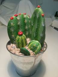 El empleado toca el cactus y dice, aay, me duele la mano. hay un banco al lado de la dulcería y el cactus tiene que sacar dinero del _. 21 Ideas De Como Hacer Cactus Manualidades Con Piedras Decoracion Con Piedras Pintura En Piedras