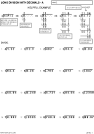 worksheets on division by math crush