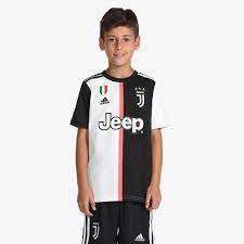 A slim pink stripe is placed between the black and white. Juventus Youth Home Jersey 2019 2020 Shirts For Kids Juventus Official Online Store