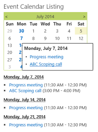 Event Calendar Listing Web Part Sharepoint 2013 Codeproject