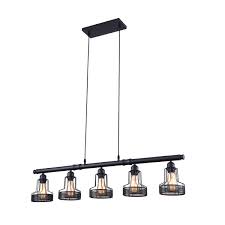 These lighting fixtures are lightweight and durable, allowing them to be hung in places real antler. Mirrea Rustic Kitchen Island Lights 5 Lights Ceiling Light Fixture Black Painted Buy Online In Angola At Angola Desertcart Com Productid 118613192