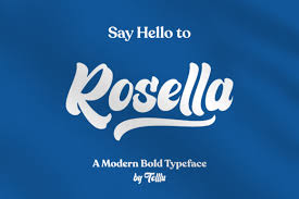 Download Rosella Font By Telllu Creative Fabrica In 2020 Logo Fonts Typeface Font Bundles SVG Cut Files