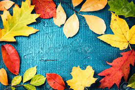 Huge sale on fall backdrop now on. Autumn Frame With Various Colorful Fall Leaves Over Blue Wooden Stock Photo Picture And Royalty Free Image Image 66023457
