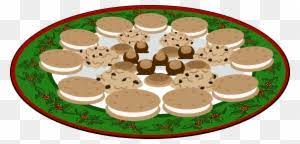 Browse 2,008 christmas cookies on plate stock photos and images available, or search for holiday cookies to find more great stock photos and pictures. Plate Of Christmas Cookies Clip Art Plate Of Cookies Clipart Png Free Transparent Png Clipart Images Download