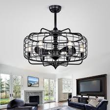Excellent service · free shipping · low prices · huge selection 17 Stories Laci 3 Blade Caged Ceiling Fan With Remote Control And Light Kit Included Reviews Wayfair