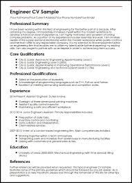 Best cv format of mechanical engineers gives detail of all software, suits and computer applications you are proficient in. Graduate Engineer Cv Examples June 2021