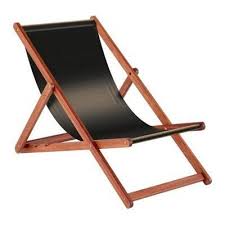 Alexander Rose Karri Deck Chair Black Sillones Para Jardin Muebles Dormitorios