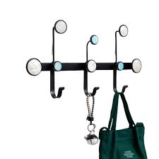 Leich Noir Petit Porte Manteau Fer Forge Porte Manteaux Stockage De Mur Fer Forge