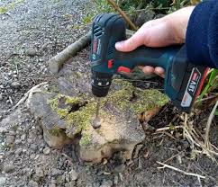 I would cut a shallow notch to hold the chain and pull from the drawbar. How To Remove A Tree Stump Easily Dengarden Home And Garden